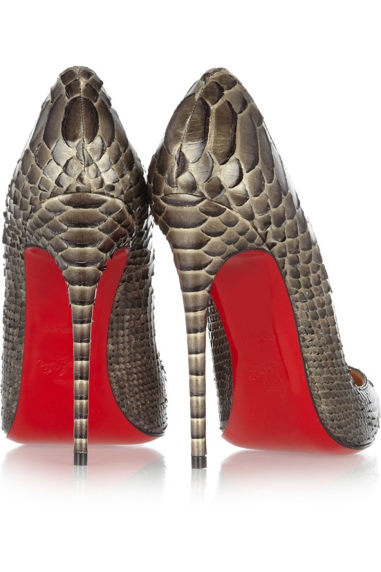 Босоножки louboutin питон