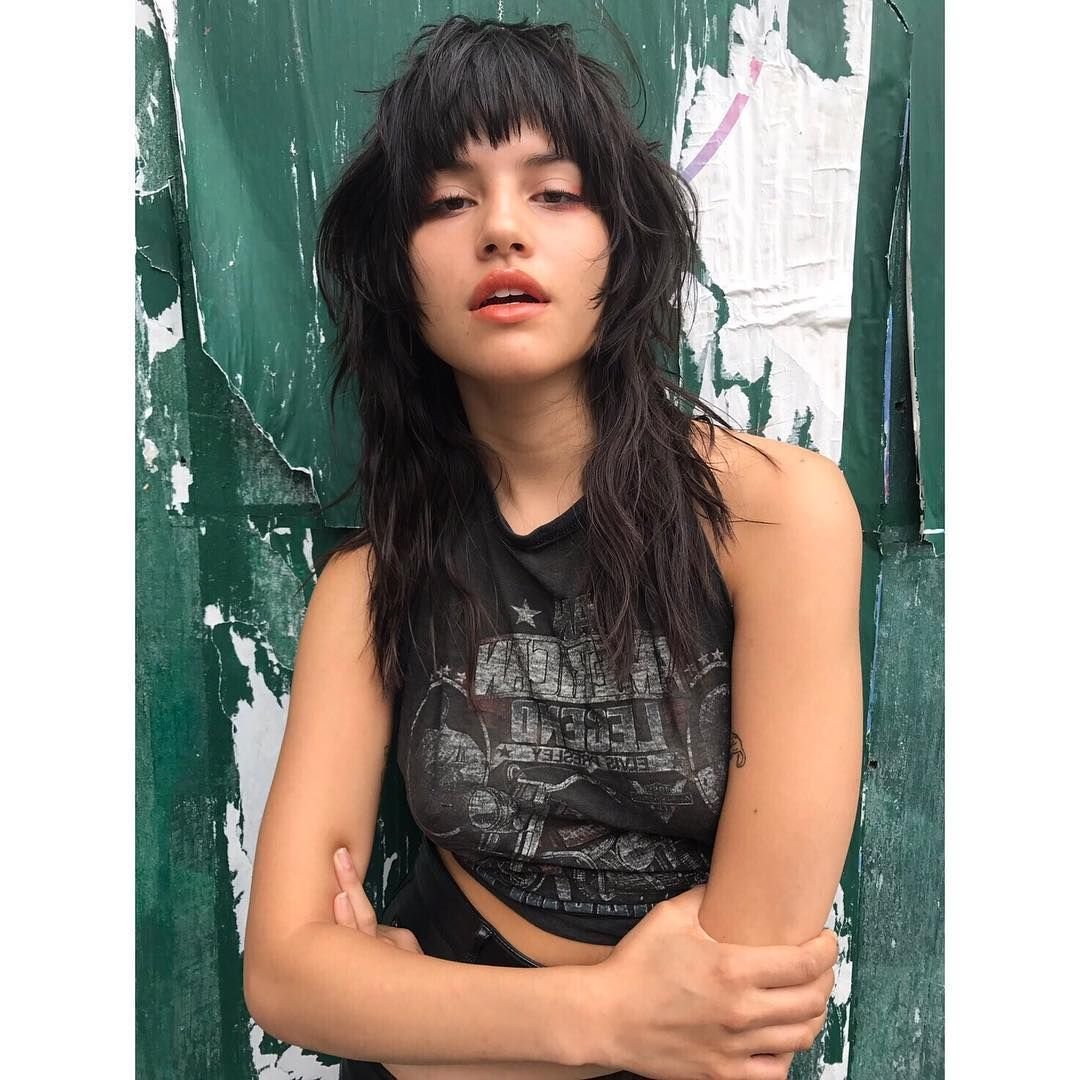 Wolf Cut Mullet женская