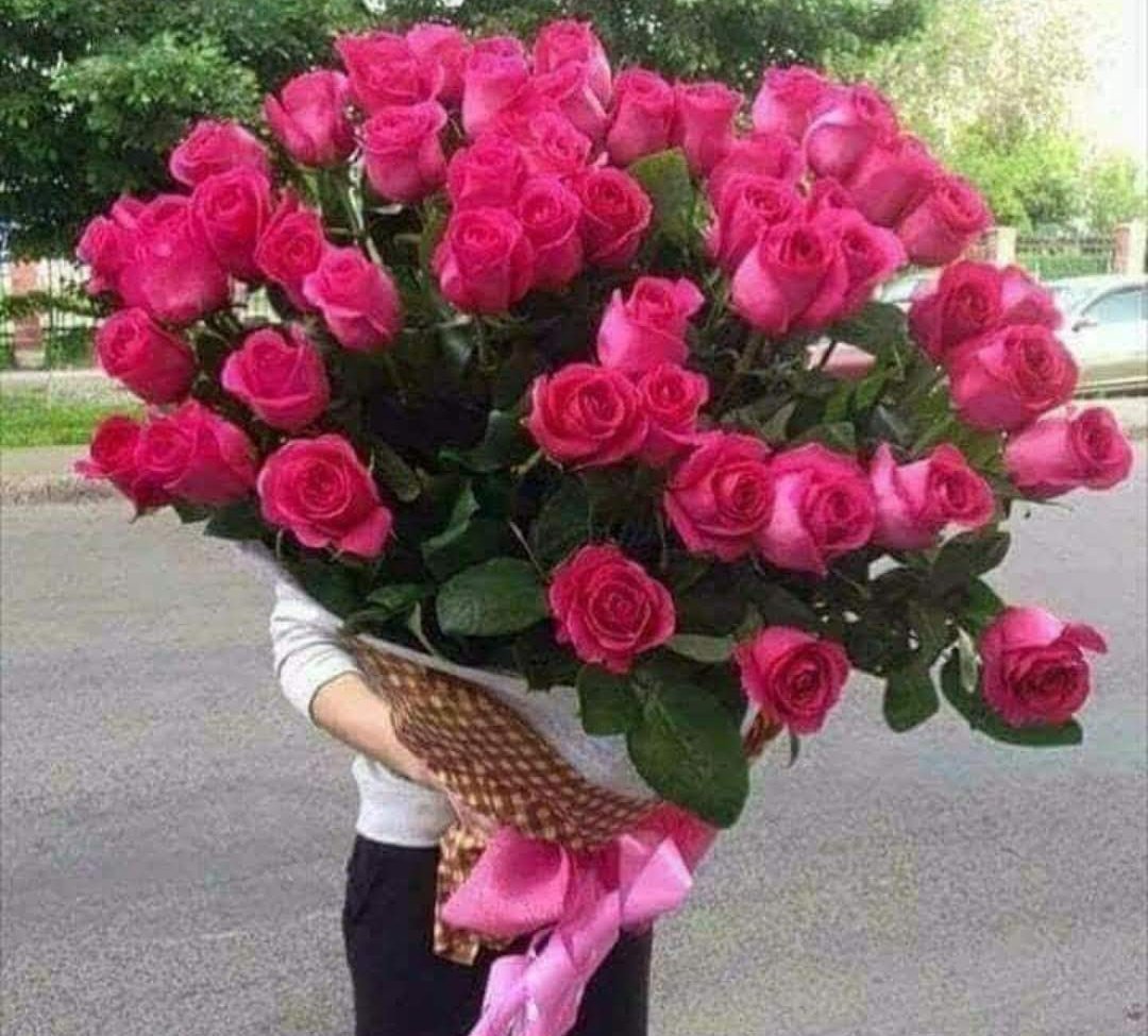 Самый большой букет роз для вас