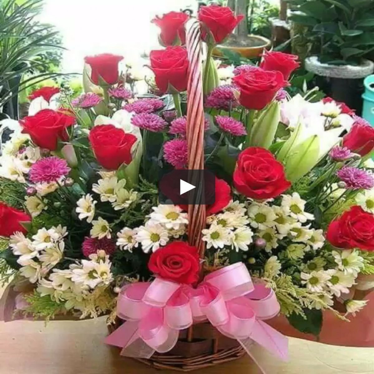 Букет живых цветов