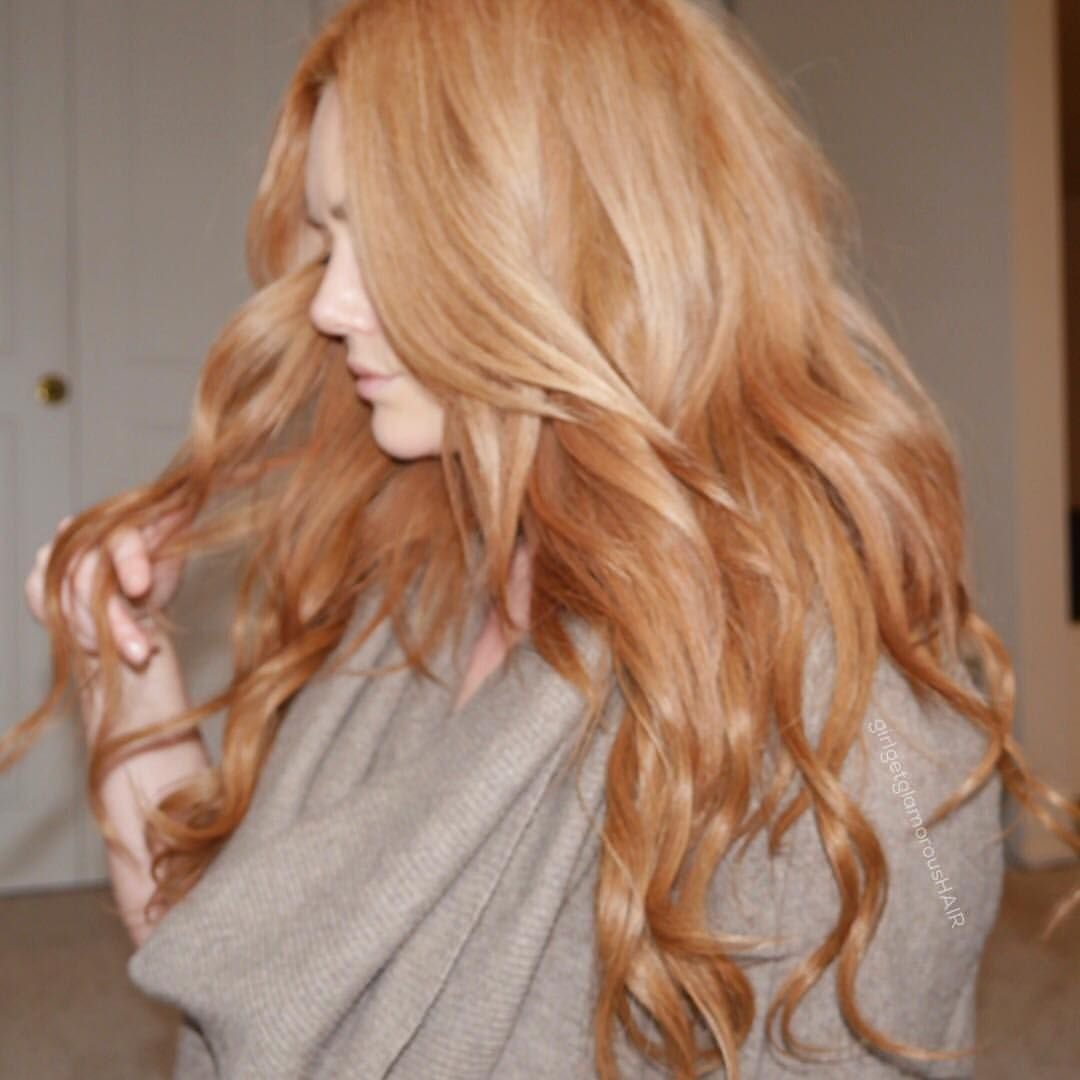 Цвет волос рыжий блонд