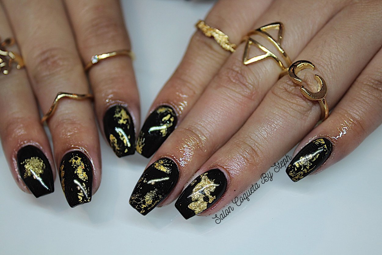 Gold Foil Black