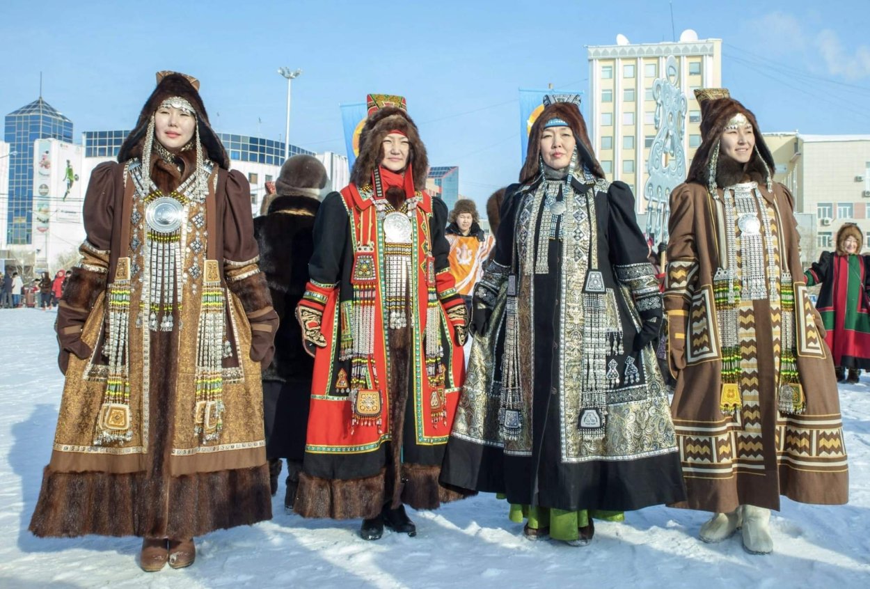 Якутская Национальная одежда халадаай