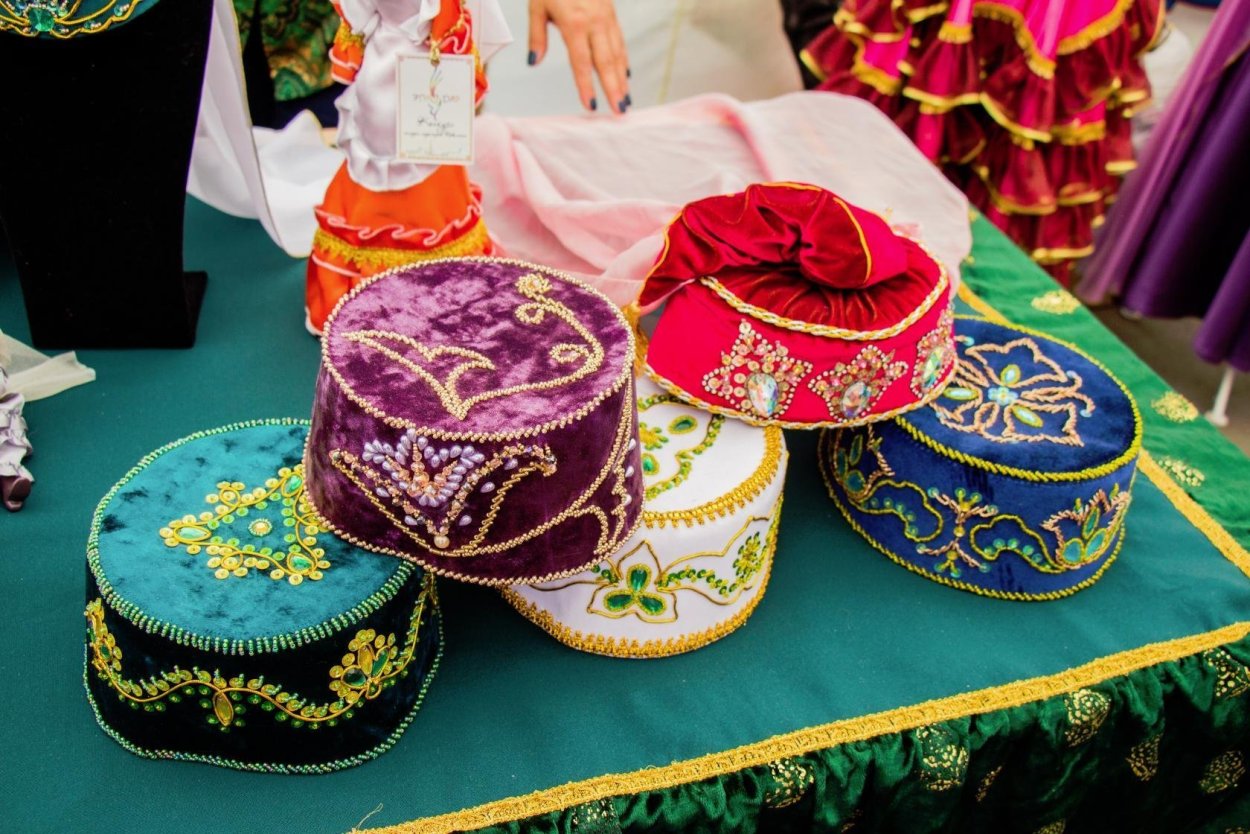 Национальный Башкирский головной убор калфак