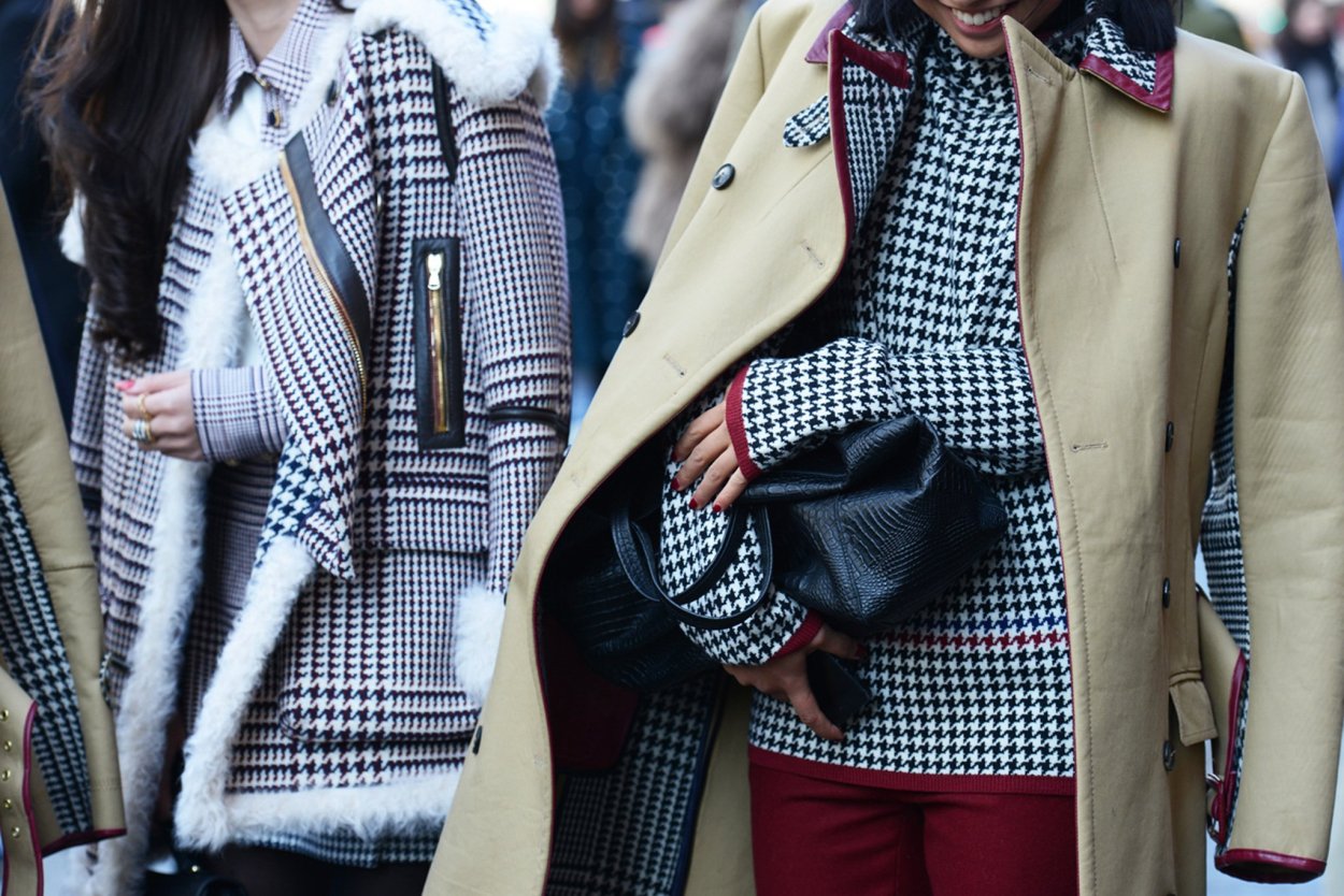 Гусиная лапка тренд Street Style