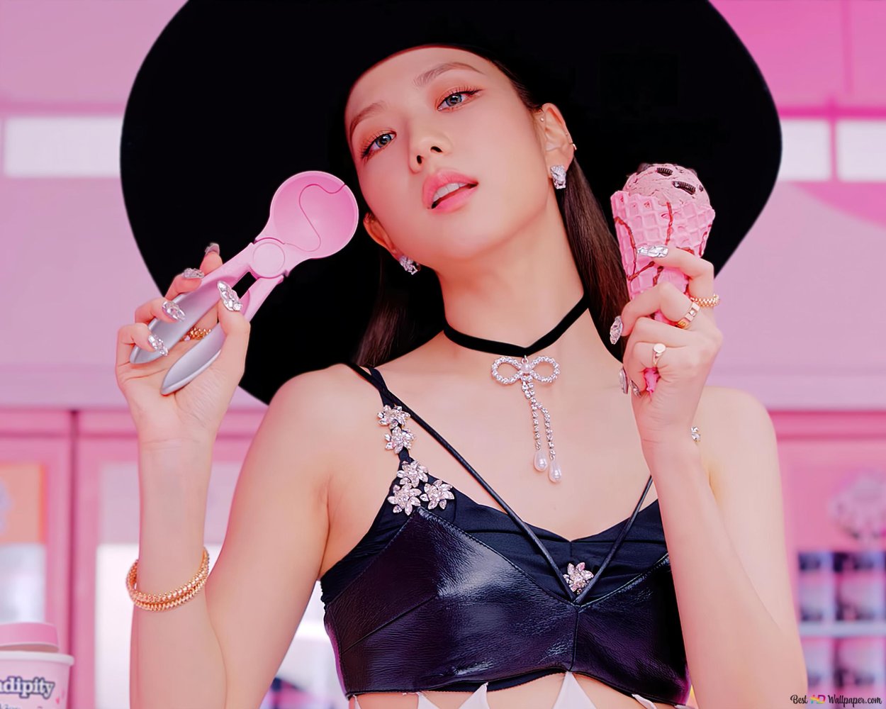 Джису BLACKPINK айс Крим