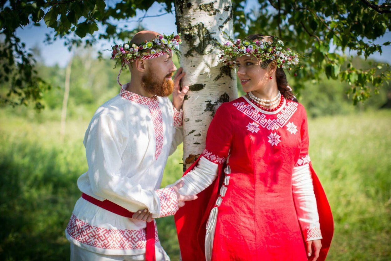 Традиционный русский свадебный костюм