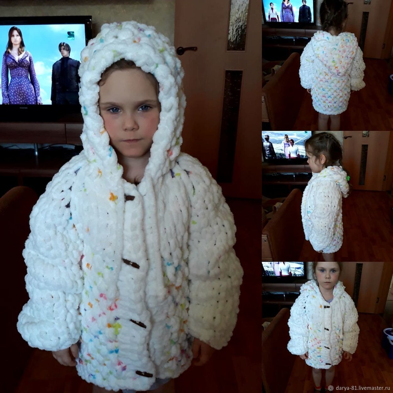 Одежда из плюшевой пряжи