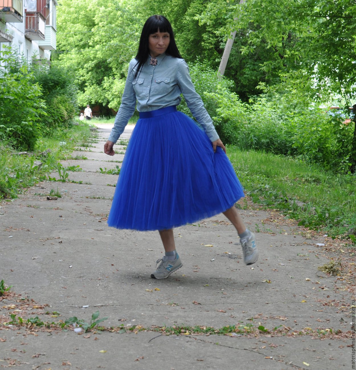 Юбка из фатина