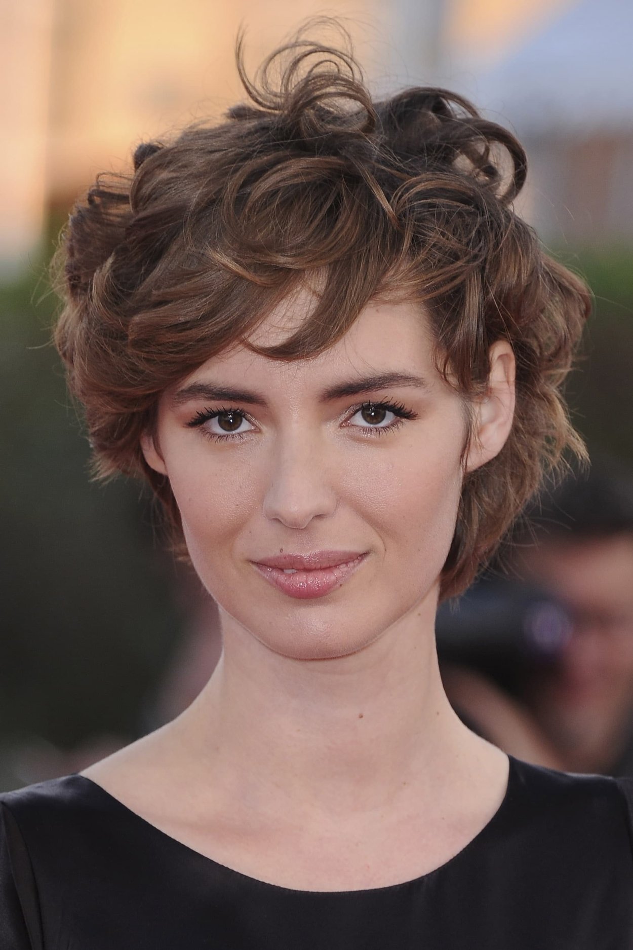 Корея Bob Haircut на волнистые волосы