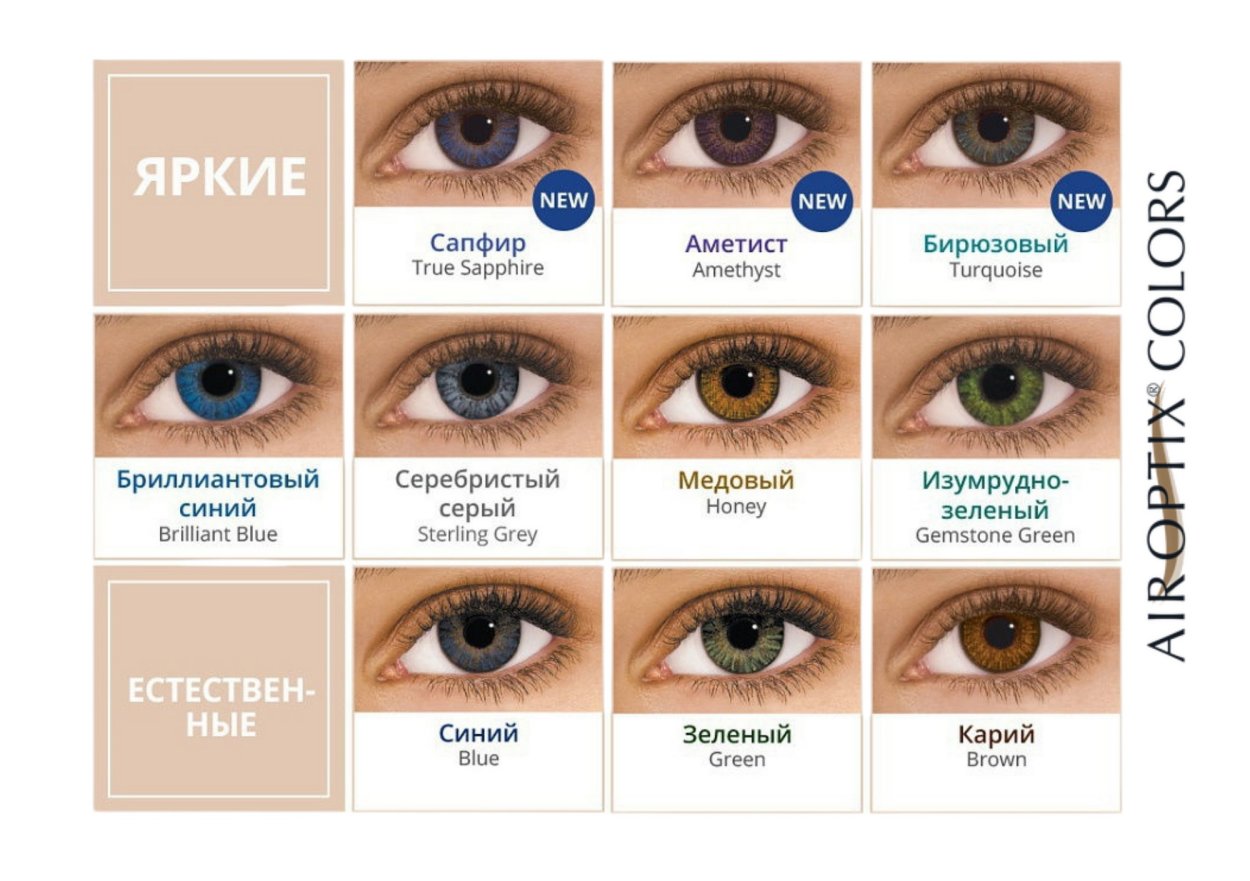 Линзы Alcon Air Optix Colors