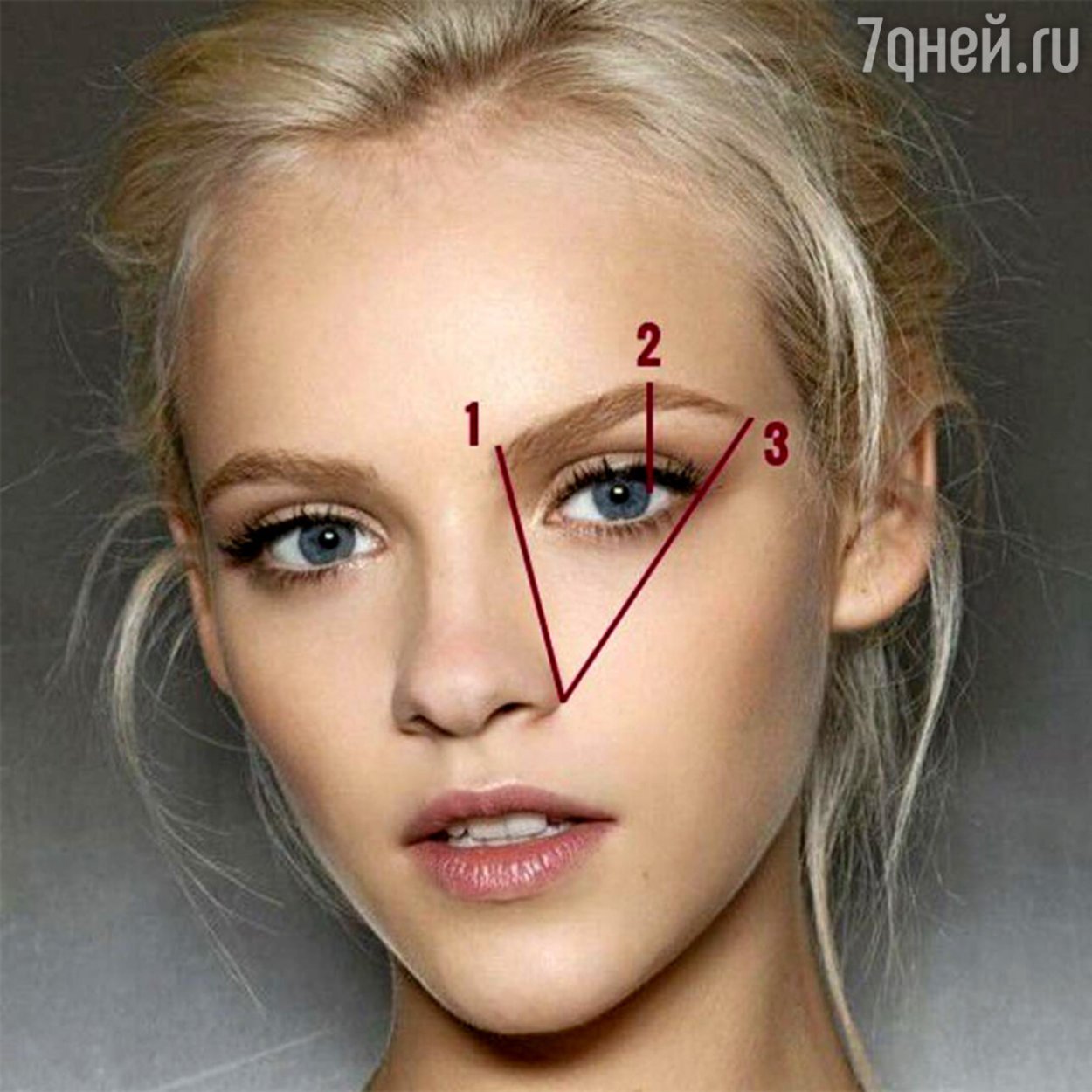 Девушки со светлыми бровями