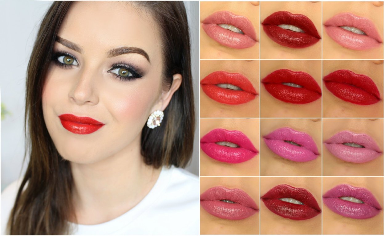 Clinique Pop Matte Colour + primer Swatches