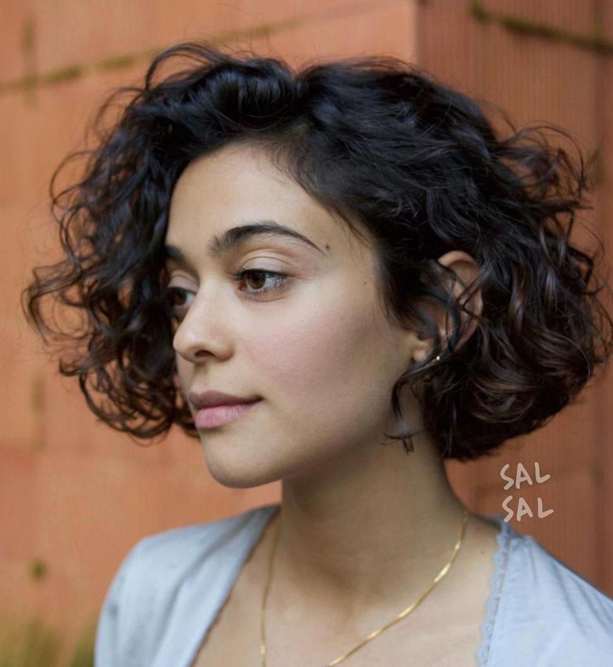 Curly Bob стрижка женская