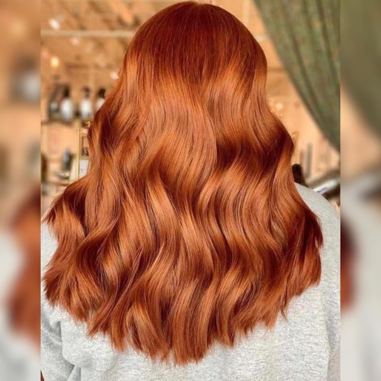 Рыже карамельный цвет волос