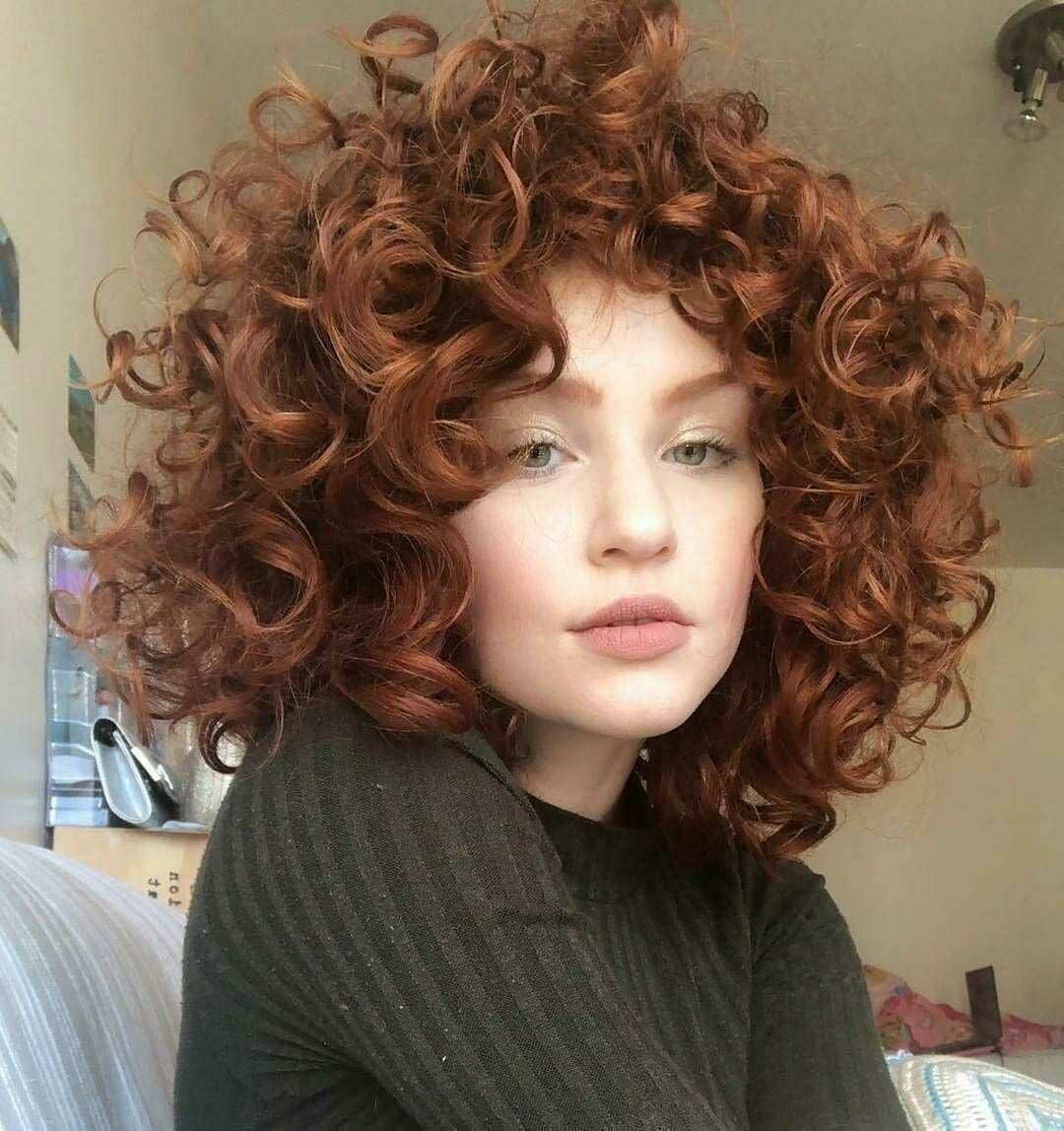 Рыжие кудри на короткие волосы