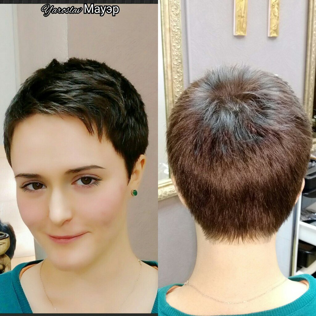 Короткая стрижка бритвой