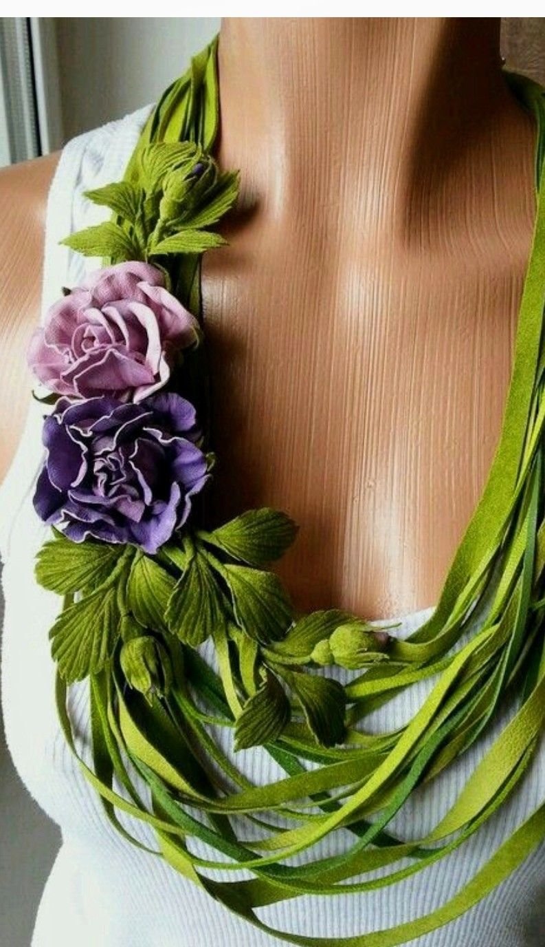 Украшения из ткани