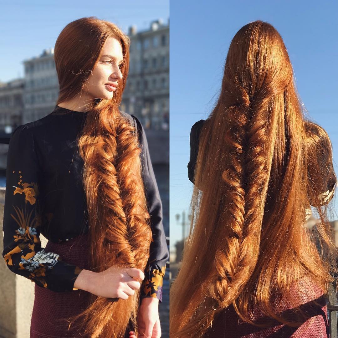 Длинные волосы