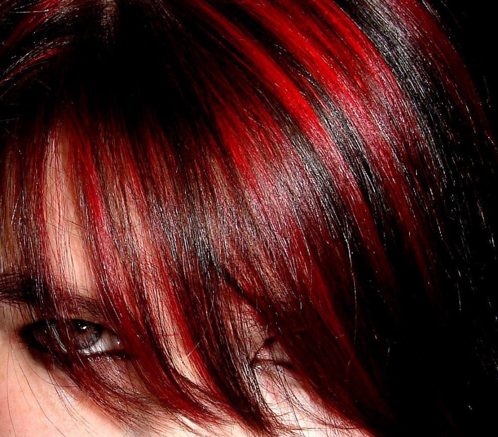 Мелирование на красные волосы