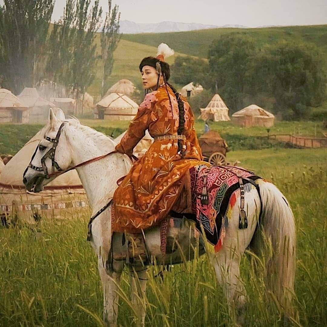Казахи на конях