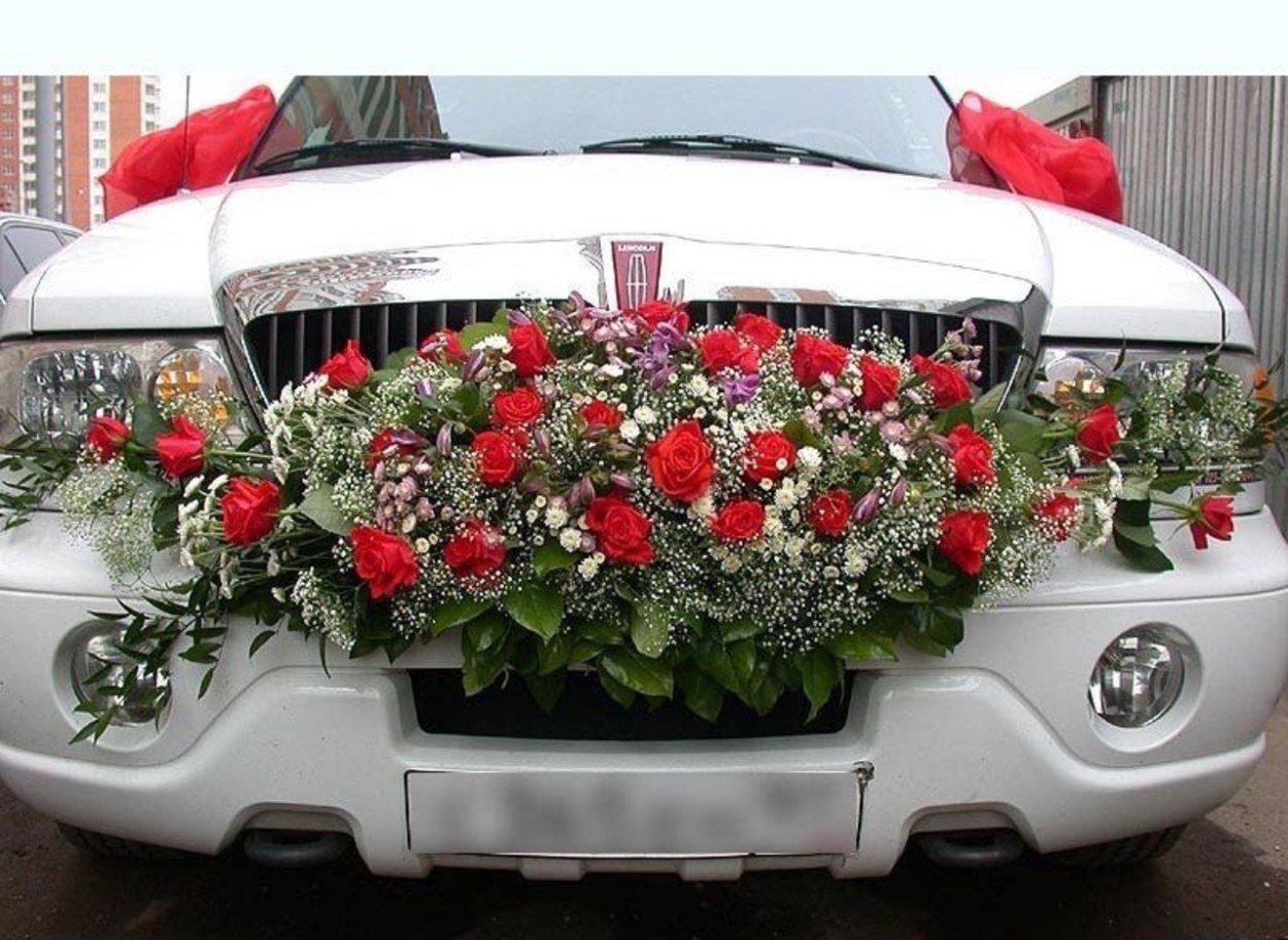 Авто с цветами