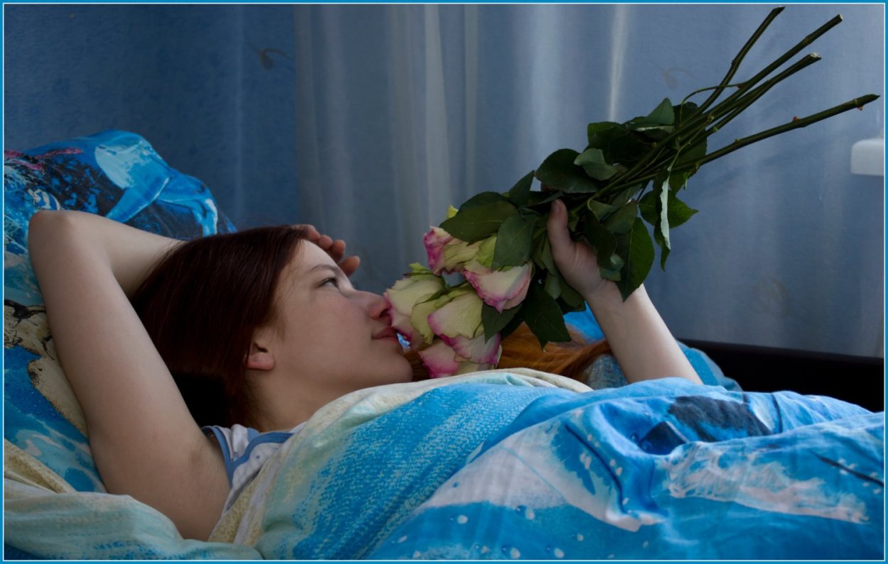 Цветы в постель любимой