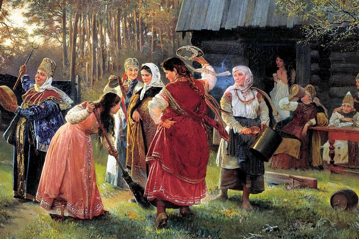 Корзухин Алексей Иванович картины девичник