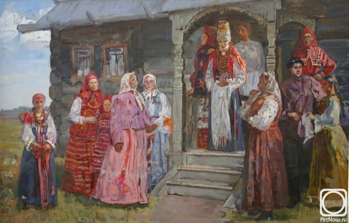 Свадьба в древней Руси смотрины