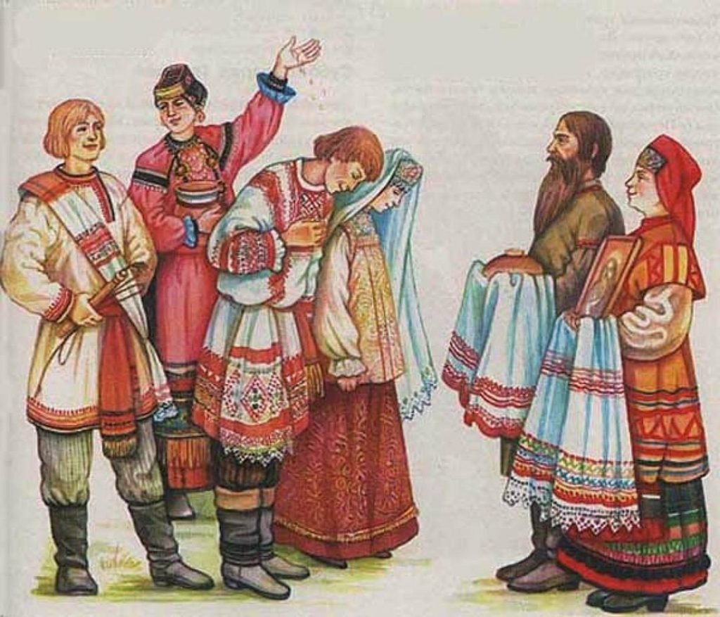 Русская народная свадьба традиции