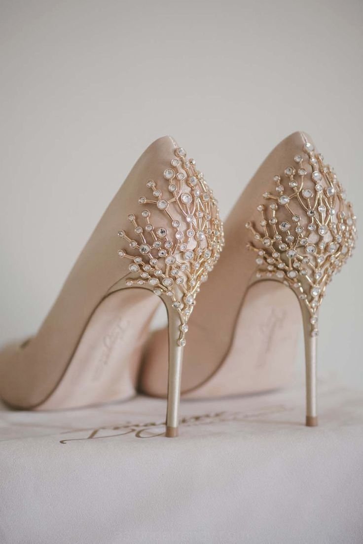 Шикарные свадебные туфли