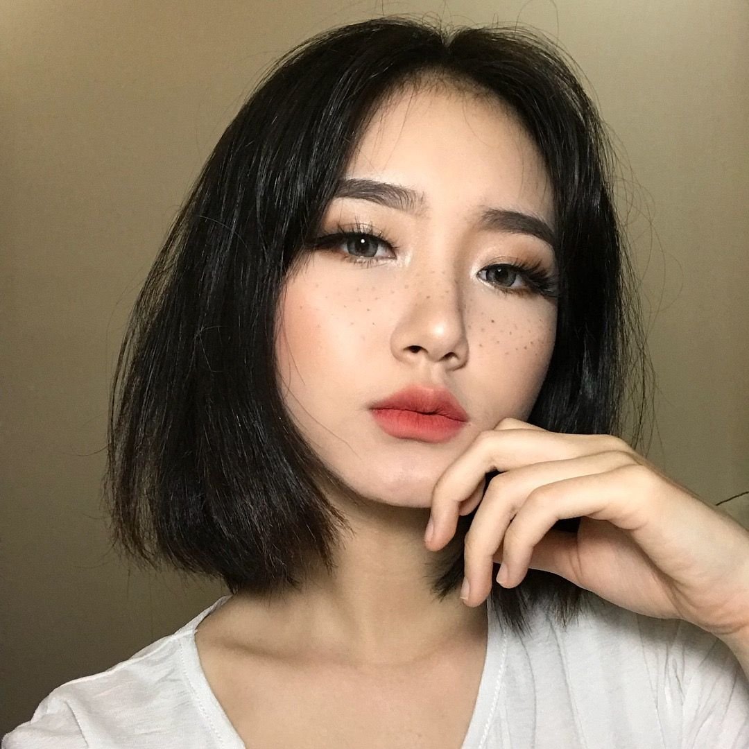 Корейский макияж на русских девушках