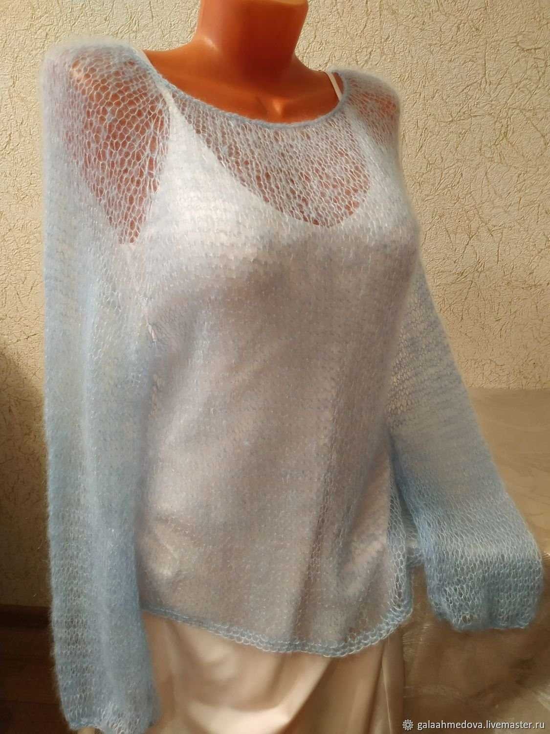 Паутинка из КИД мохера Ализе