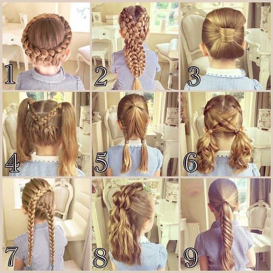 Самые легкие прически для детей