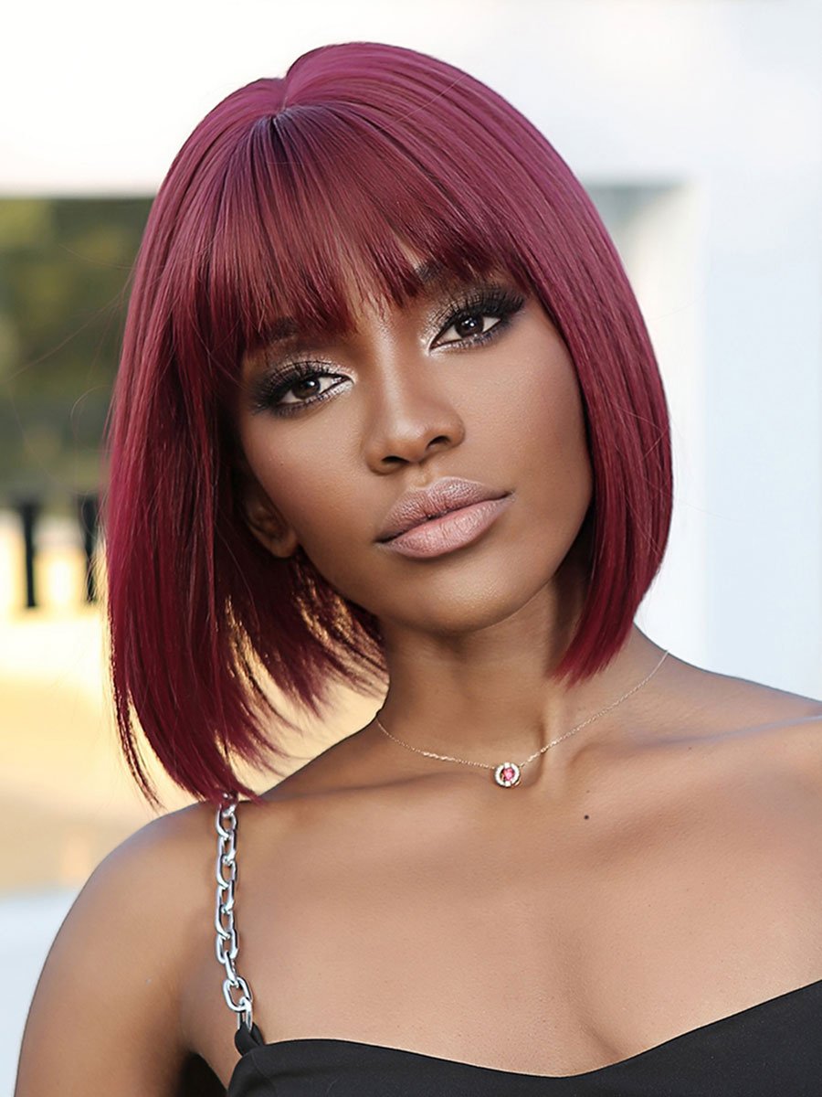 American Hairstyle Bangs