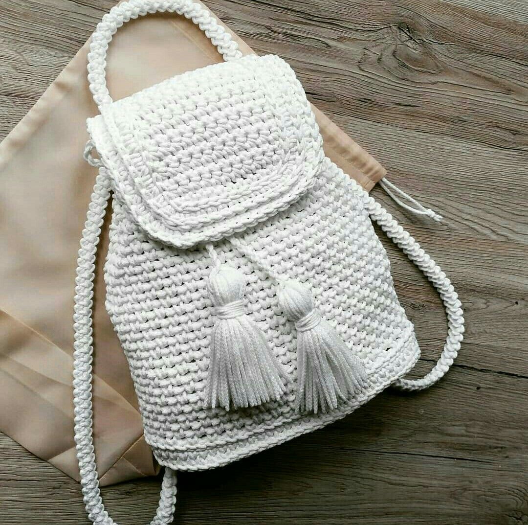 Рюкзак из Halley Macrame