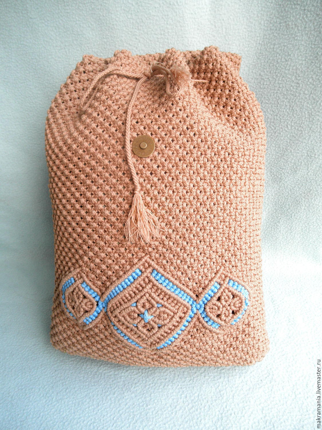 Рюкзак из макраме