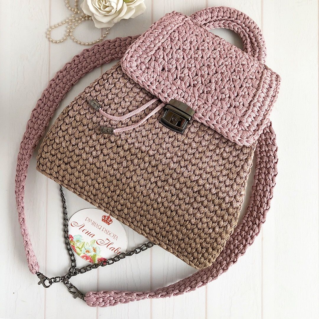 Рюкзак из Halley Macrame