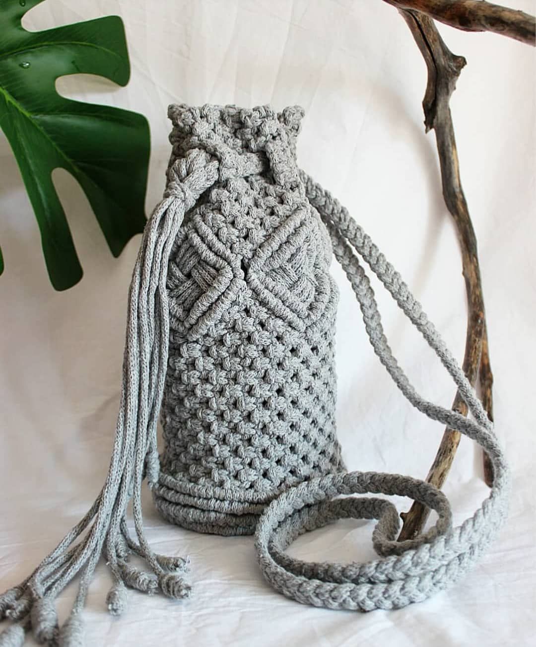 Сумка торба макраме