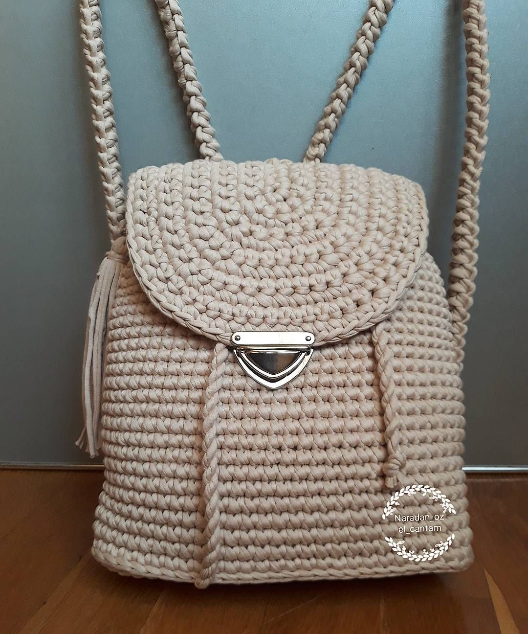 Вязаные сумки крючком