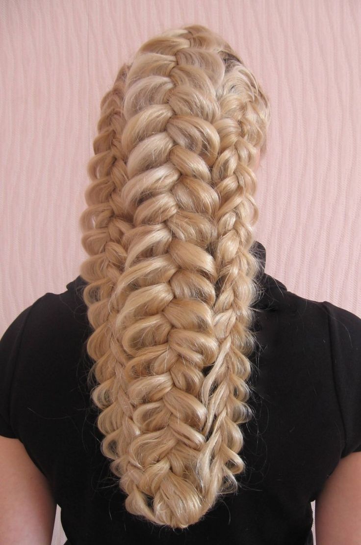 Французские косы спереди
