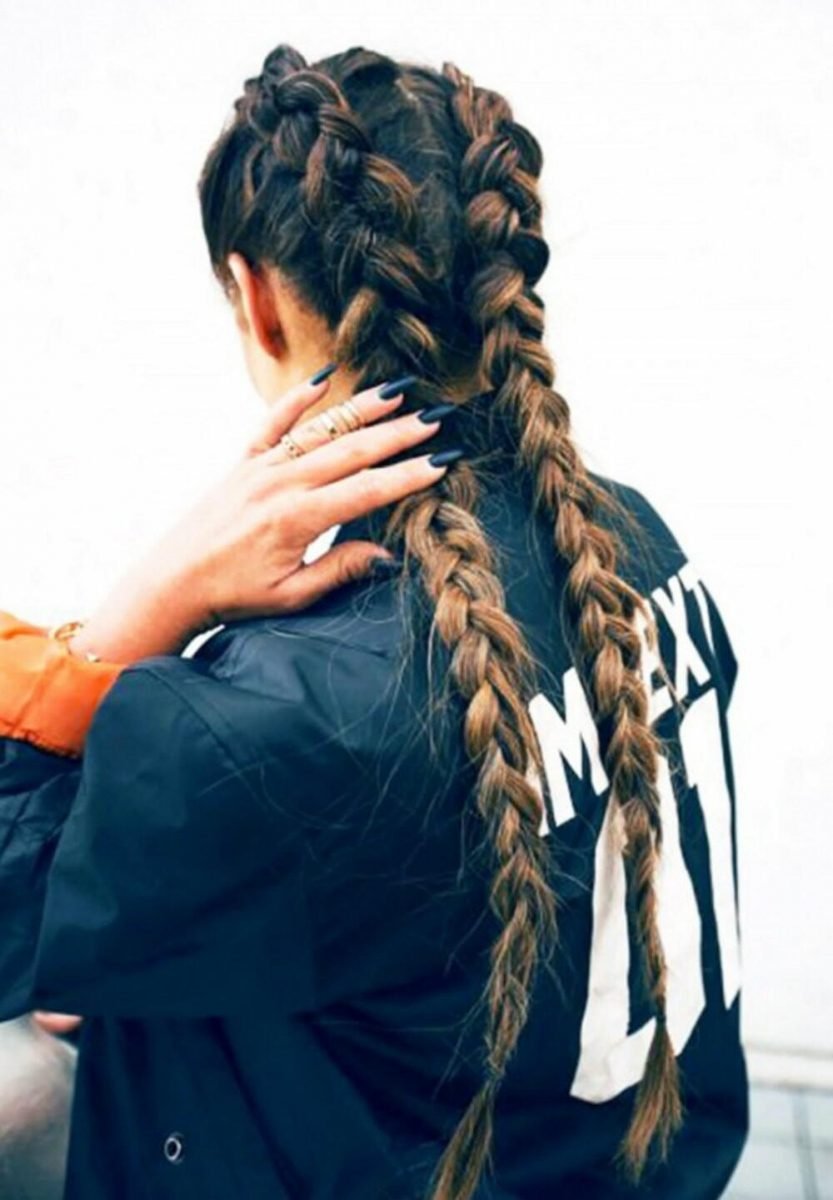 Французские косички Boxer-Braids