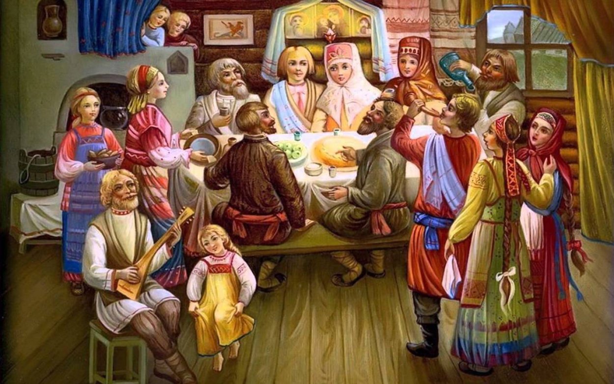 Застолье на Руси