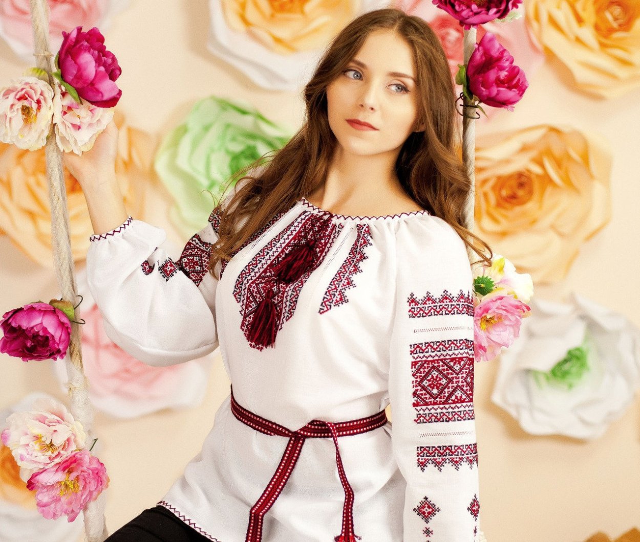 Славянская рубаха женская