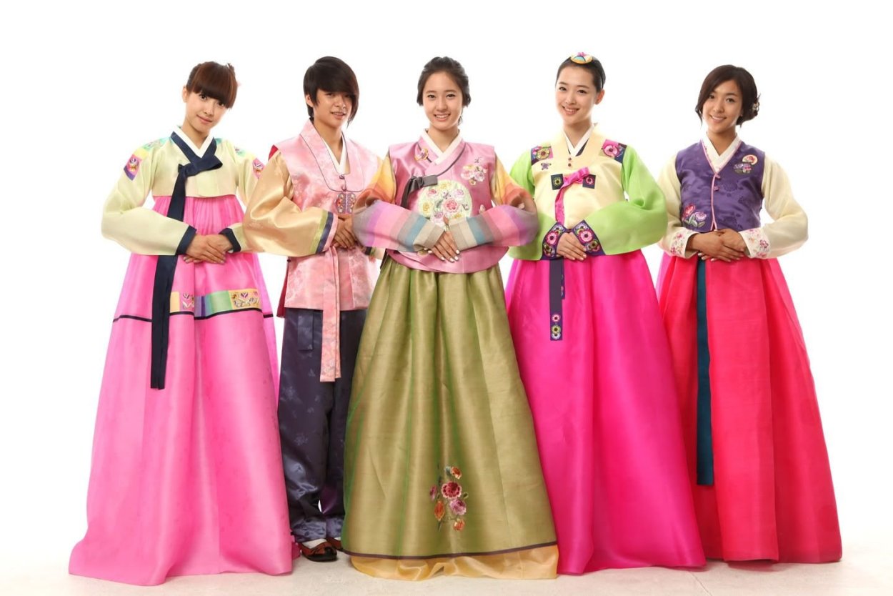 Корейская национальная женская одежда