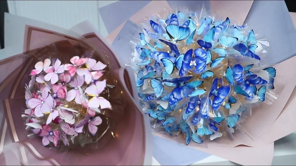 Букет из бабочек