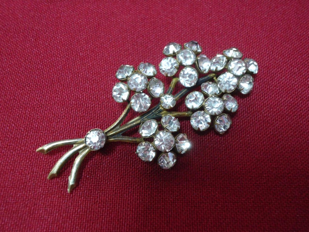Серебряная брошка 875 пробы СССР