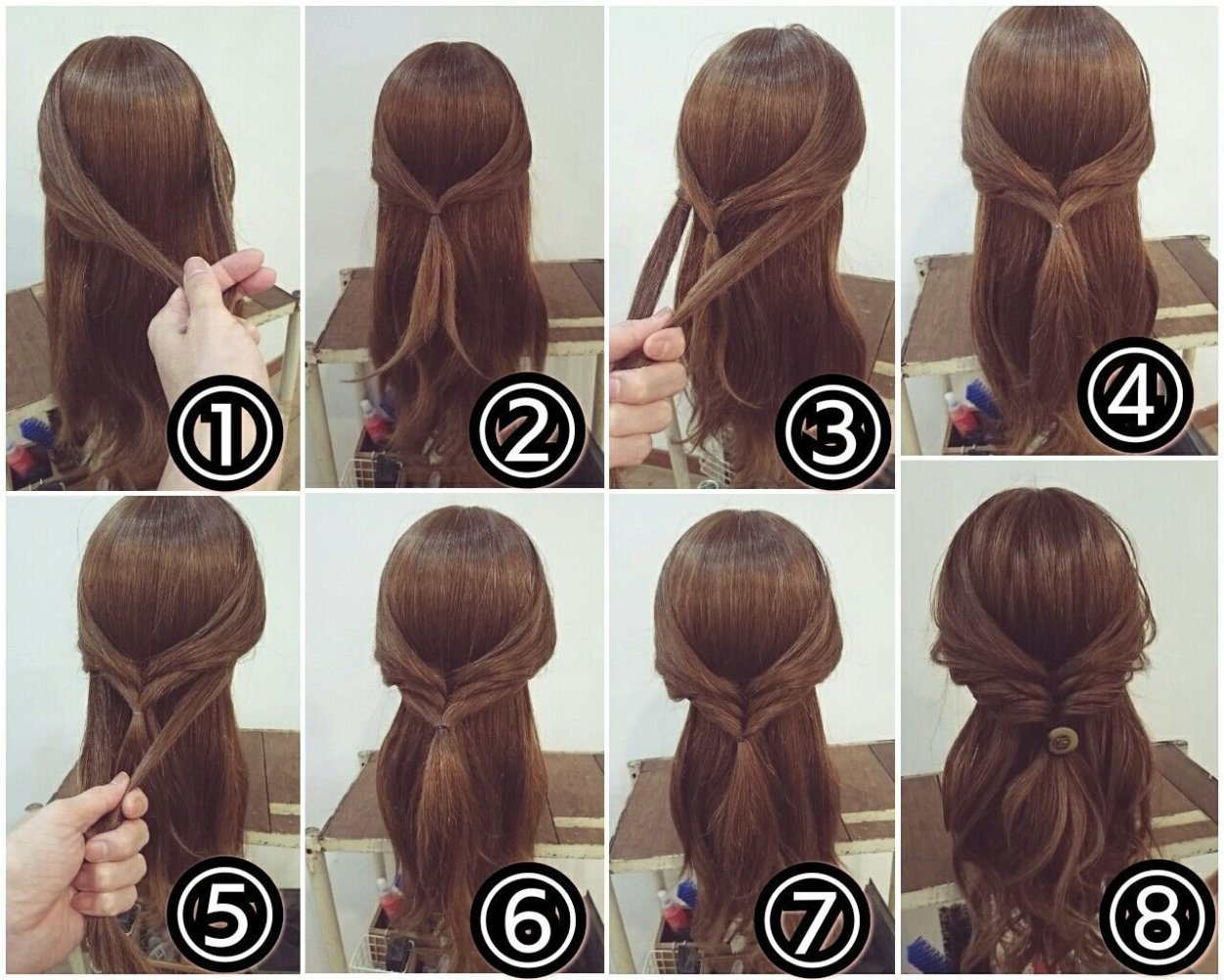 Красивые несложные прически