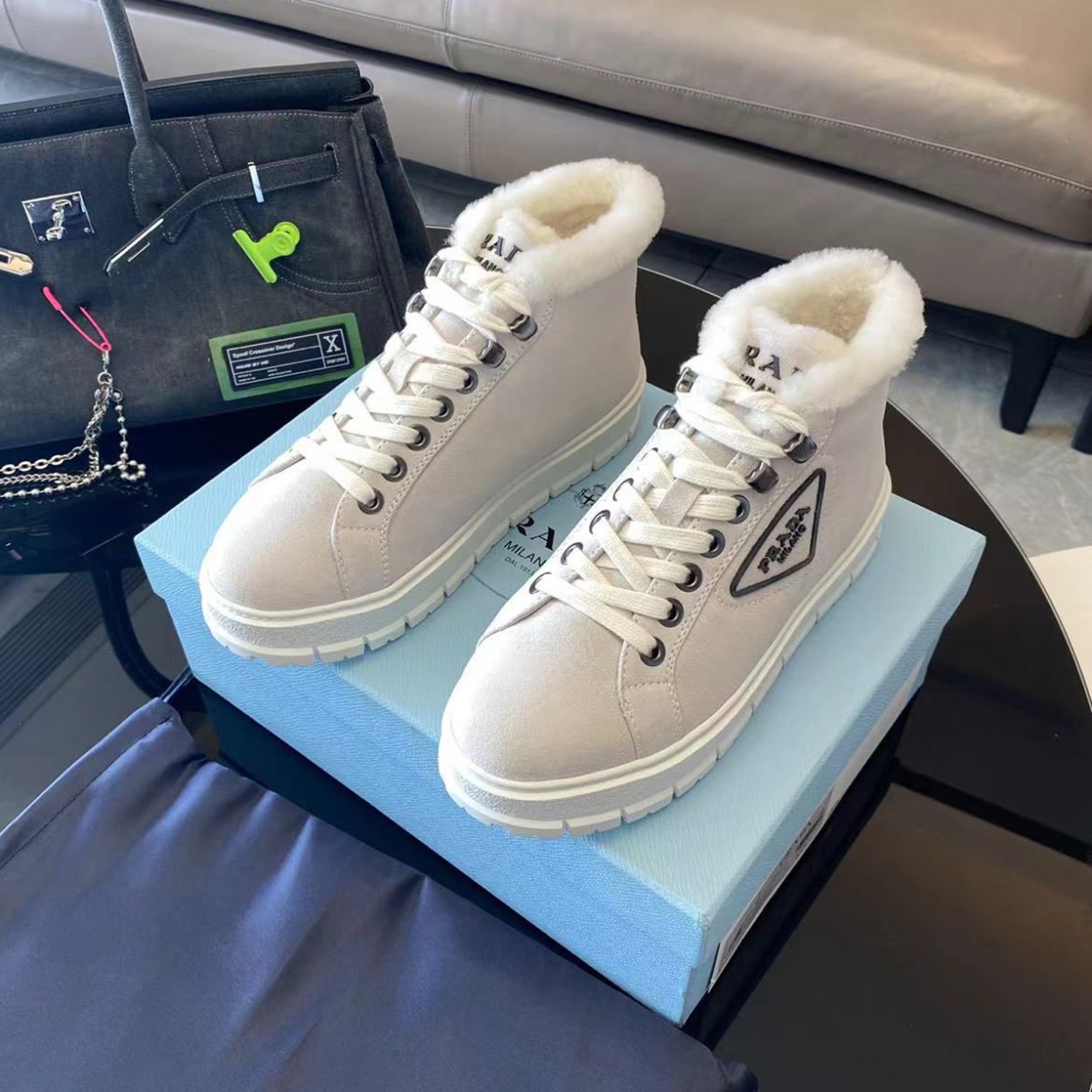 Кеды Prada женские