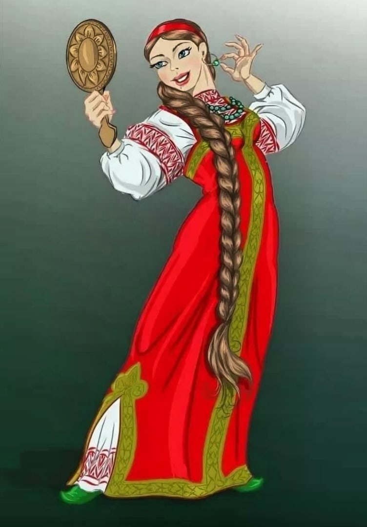 Девица Краса длинная коса